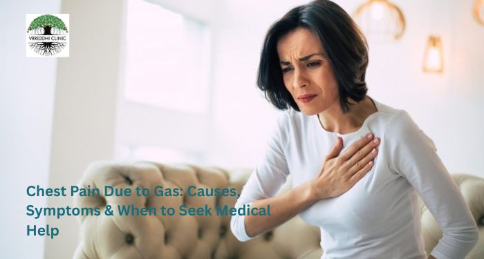 Chest pain due to gas causes and treatment by best gastroenterologist in Pune